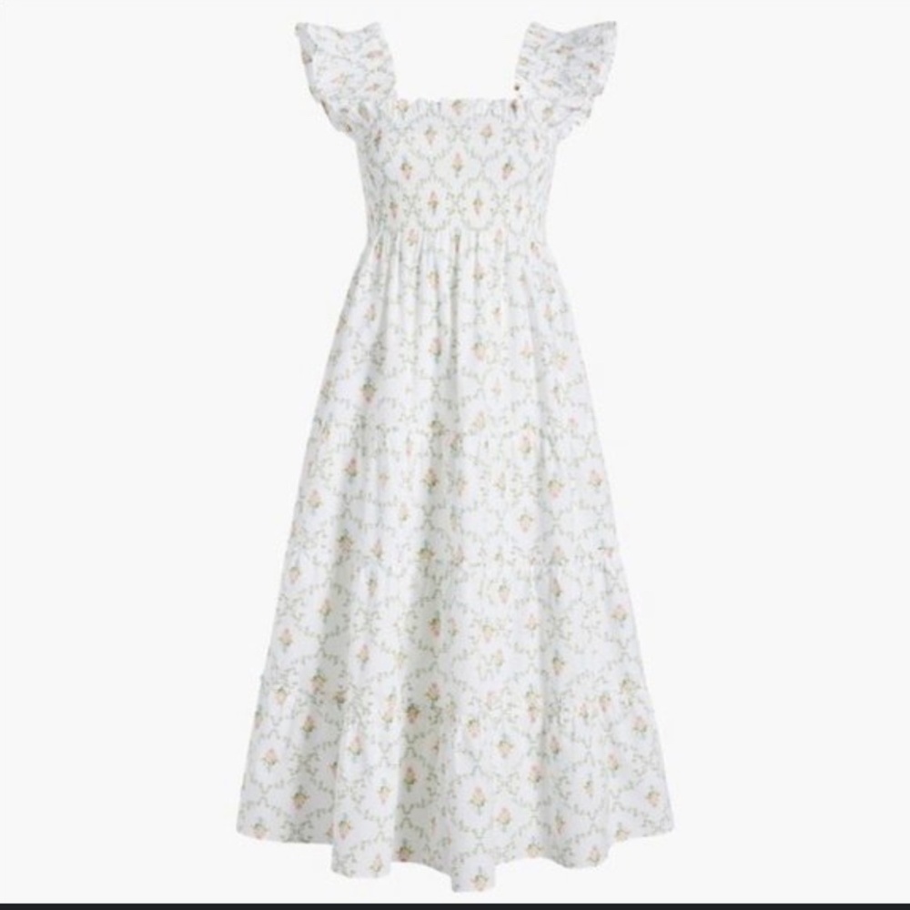 SM White Trellis Ellie Nap Dress
